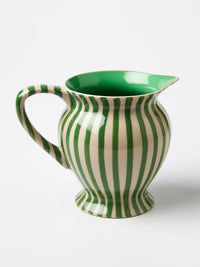 Jones & Co | Pitcher - Green Stripe