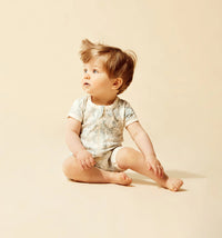 Wilson + Frenchy | Hello Friends Organic Boyleg Zipsuit