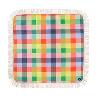 Kollab | Holiday Fringed Picnic Mat - Sage x Clare & Kollab - Aida