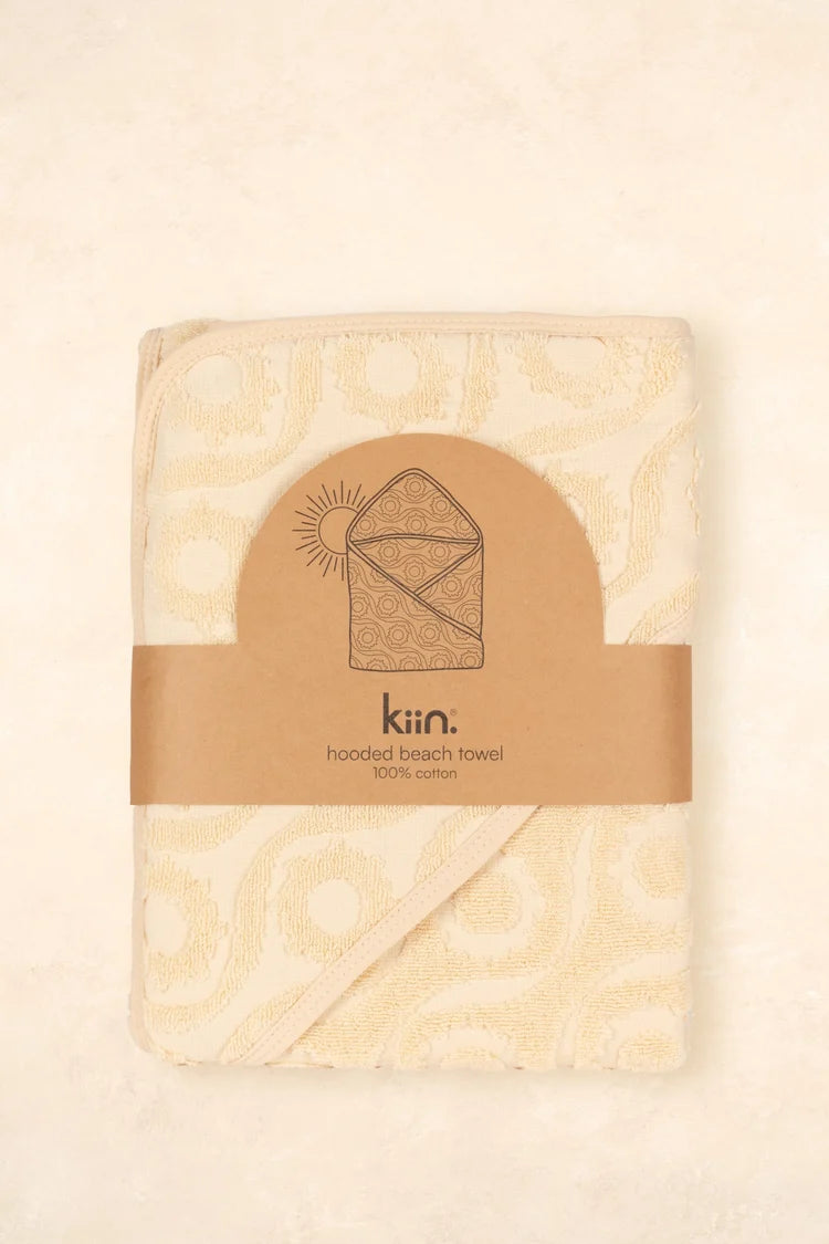 Kiin Baby - Hooded Beach Towel Oat