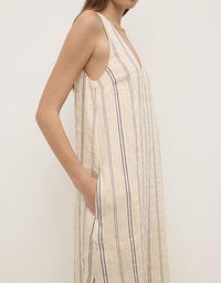 Assembly Label | Ulani Stripe V Neck Maxi Dress