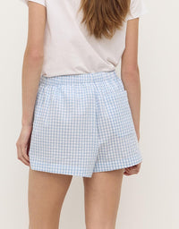 Assembly Label | Ainslee Shorts - Blue Check