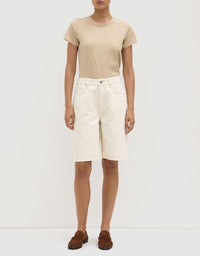 Assembly Label | Bermuda Denim Short - Ecru