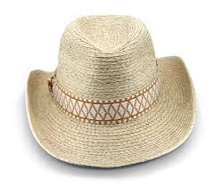 CASA RAFFIA COWBOY FEDORA - SAND/MASALA