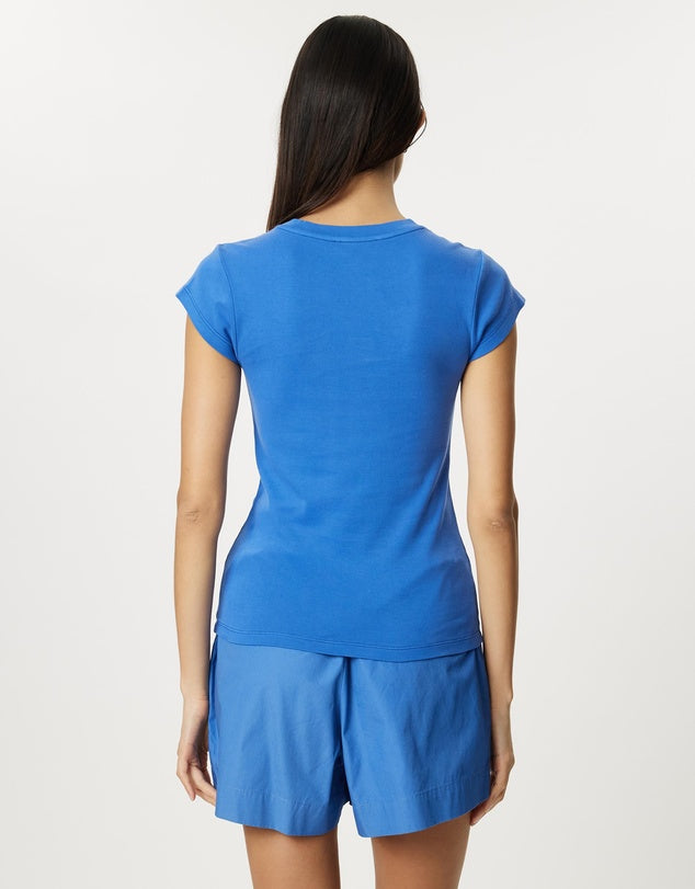 Assembly Label | Josie Short Sleeve Tee - Lapis