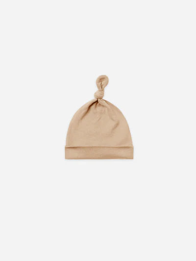 Quincy Mae | Knotted Baby Hat - Apricot