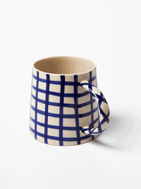 Jones & Co | Larder Check Mug - Navy