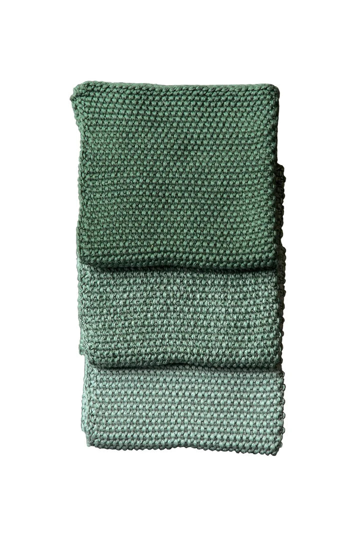 Bianca Lorenne | Lavette Sage Washcloths - Set of 3