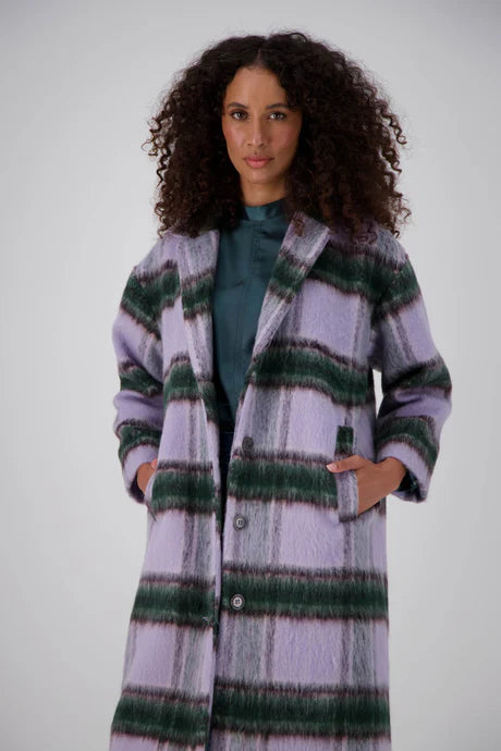 Olga De Polga | Highland Coat Lilac Wool