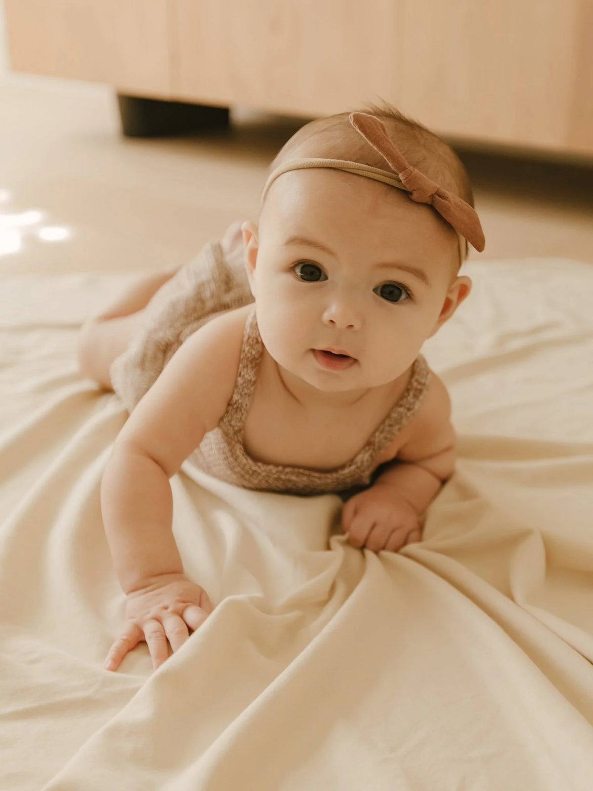 Quincy Mae | Little Knot Headband - Sienna Brown