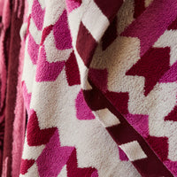 Sage x Clare || Arlette Bath Sheet - Fuchsia