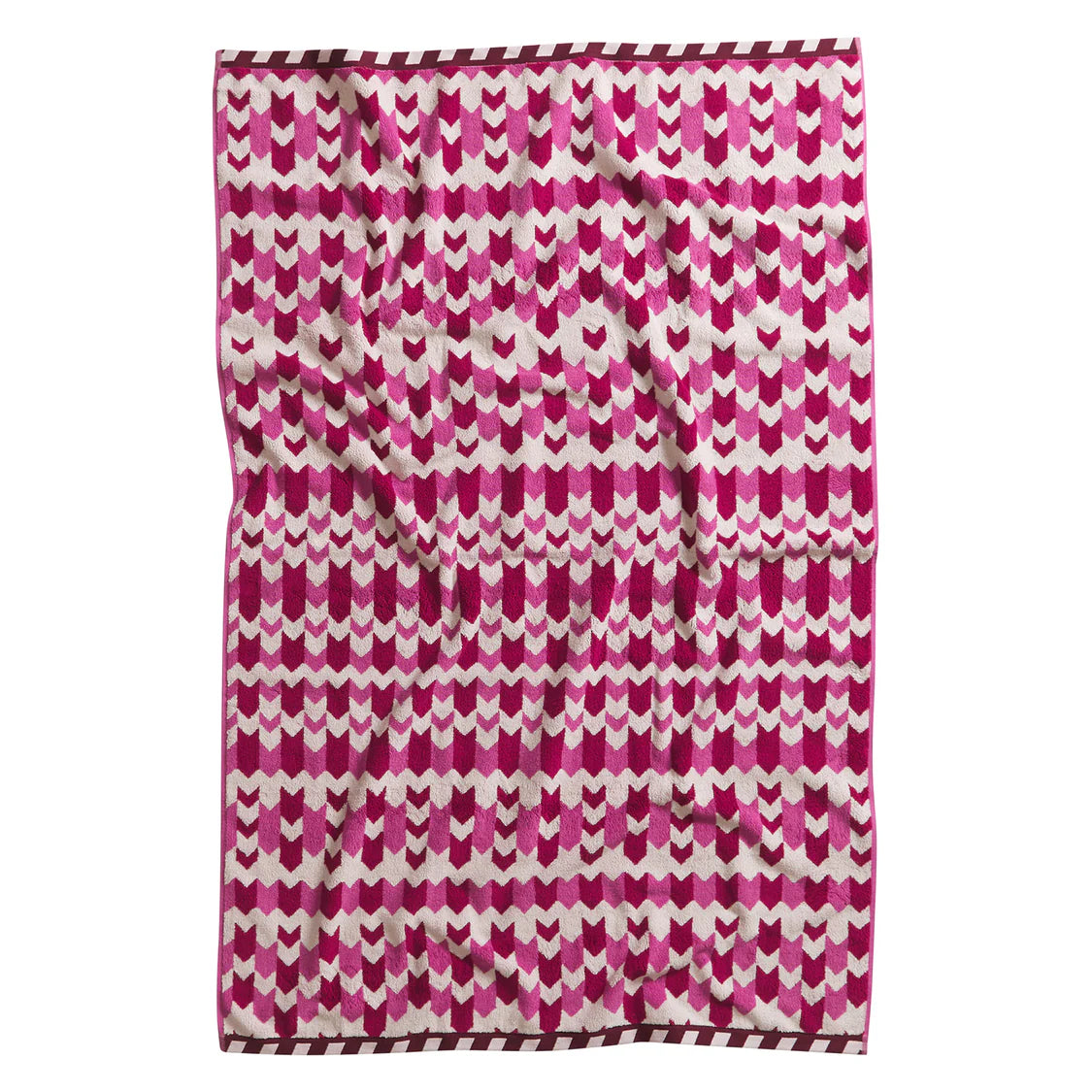 Sage x Clare || Arlette Bath Sheet - Fuchsia