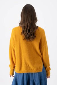 Olga De Polga | Portland Sweater in Mustard Angora