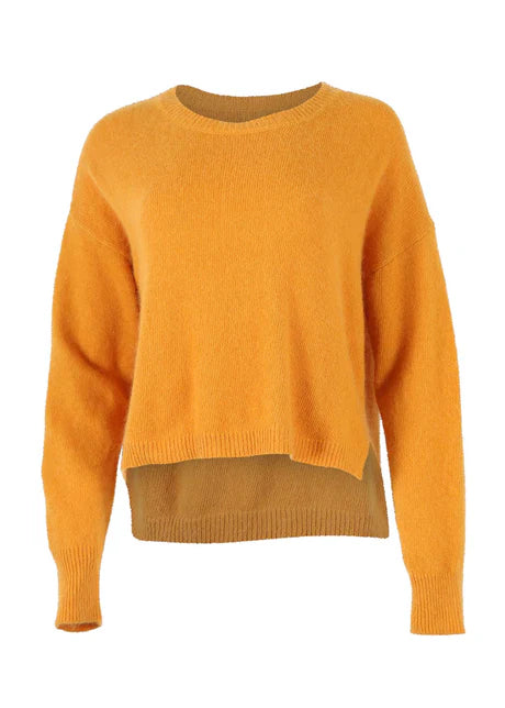 Olga De Polga | Portland Sweater in Mustard Angora