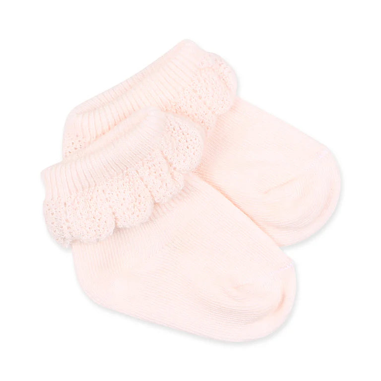 Minihaha | Pale Pink Drop Needle Socks