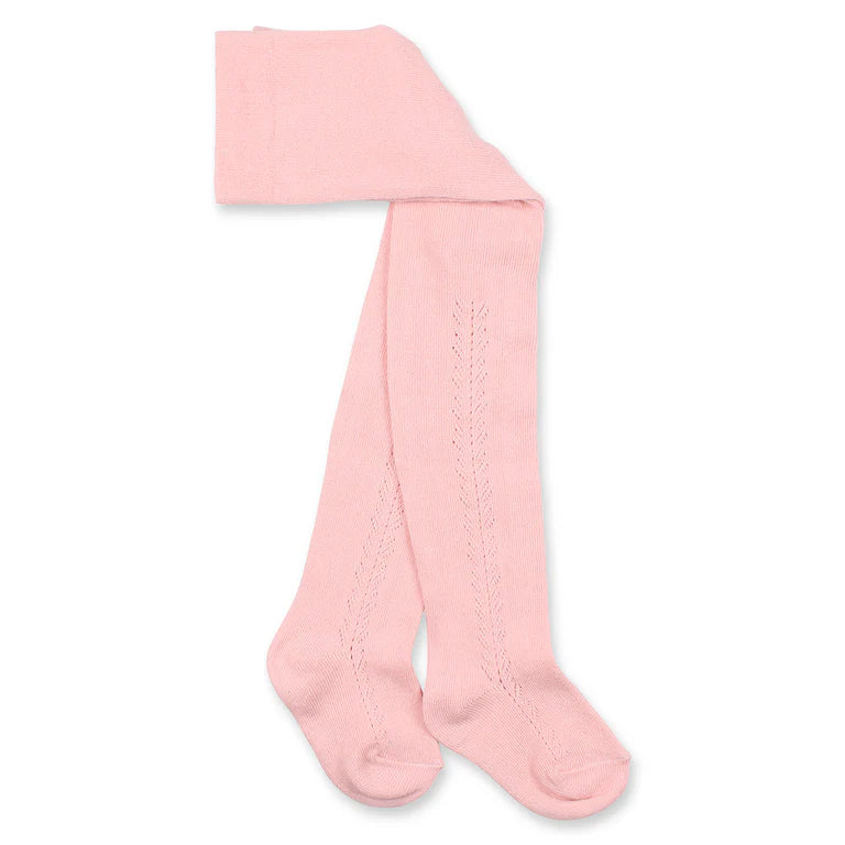 Minihaha | Open Work Tights Dusky Pink