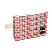 Kollab | Mini Pouch Pink Houndstooth