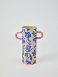 Jones & Co | Griffe Blue Floral Bud Vase