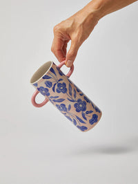 Jones & Co | Griffe Blue Floral Bud Vase