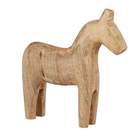Rancho Timber Horse Sculpture