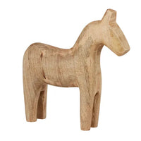 Rancho Timber Horse Sculpture