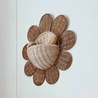 Olli Ella || Rattan Daisy Wall Basket