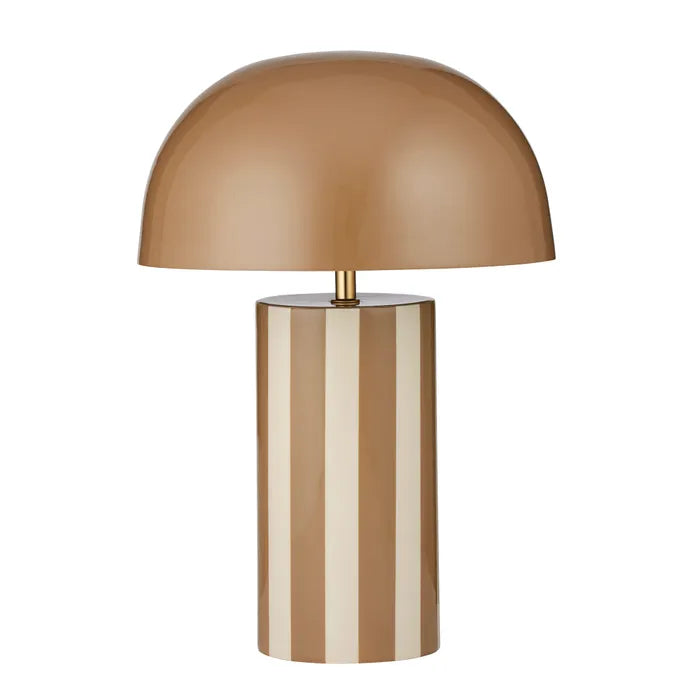 Raya Metal Lamp - Brown/Ivory