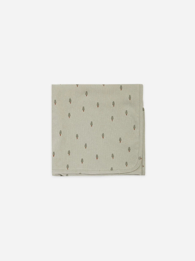 Quincy Mae | Ribbed Baby Blanket - Trees