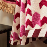 Sage x Clare || Arlette Bath Sheet - Fuchsia