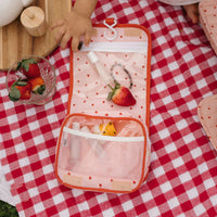 Olli Ella | See-Ya Wash Bag - Strawberry