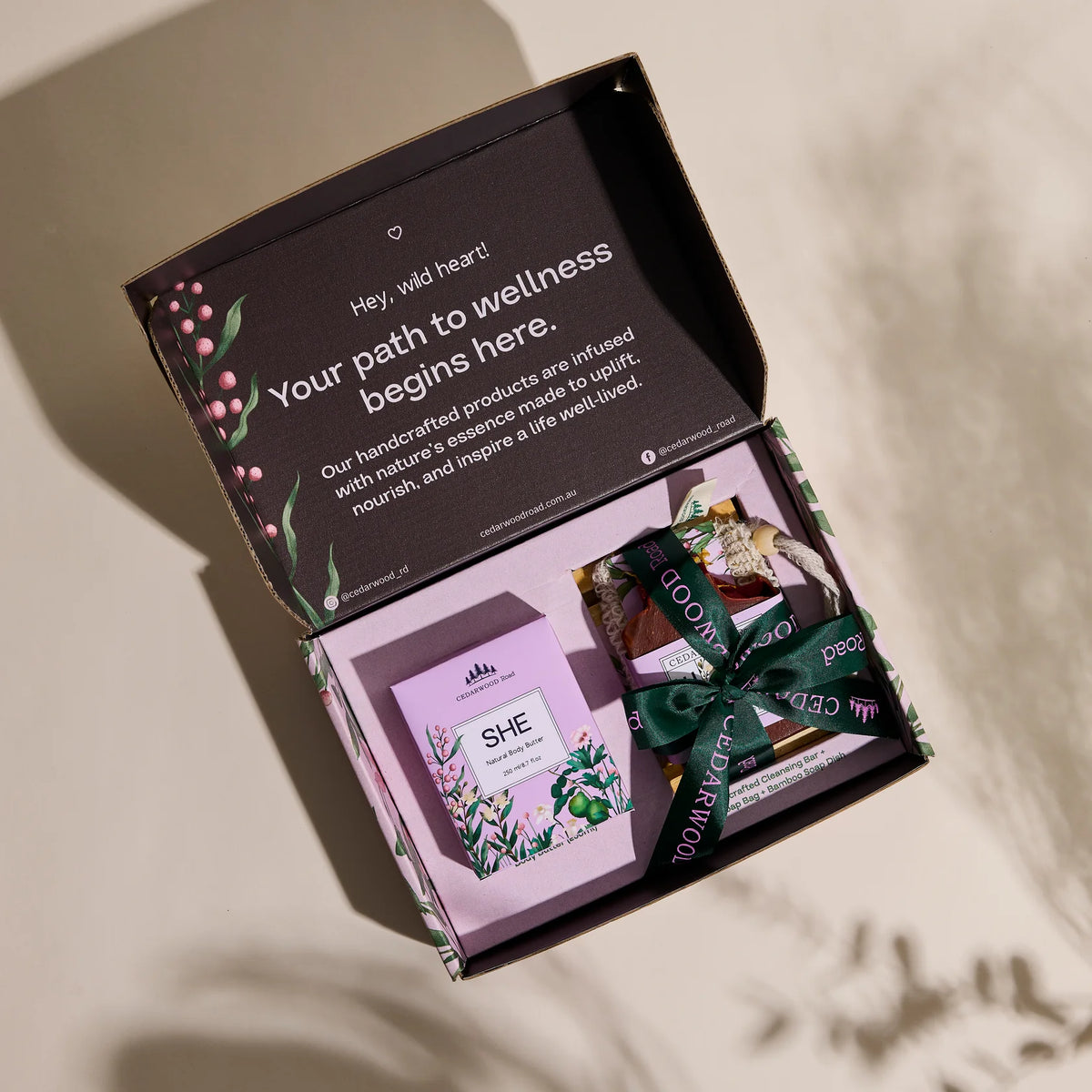Cedarwood Road | She Gift Pack - Naturally Uplifting Skincare for the Feminine Spirit