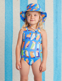 Halcyon Nights | Elastic Strap Bather Flamin' Galahs