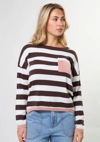 Stella + Gemma | Street Pocket Jumper Liquorice Allsorts