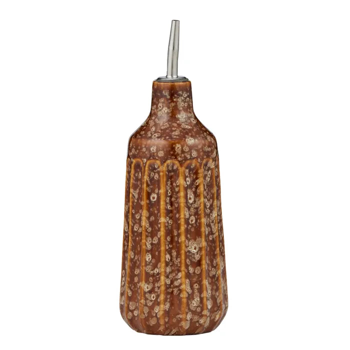 Ceramic Oil Bottle - Cocoa