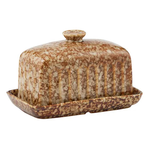 Coast To Coast | Studio Ceramic Butter Dish - Cocoa