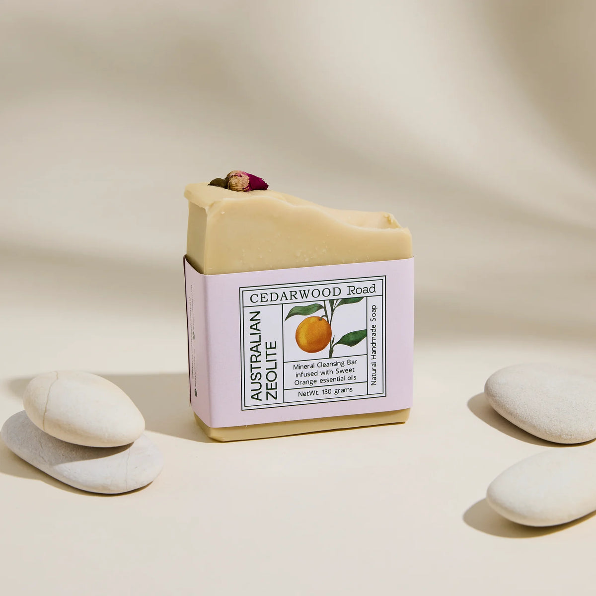 Cedarwood Road | Aussie Zeolite Soap With Sweet Orange