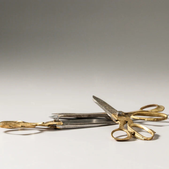 Vintage Indian Brass Scissors