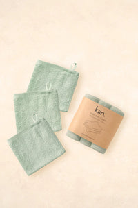 Kiin Baby - Wash Cloths 3 Pack