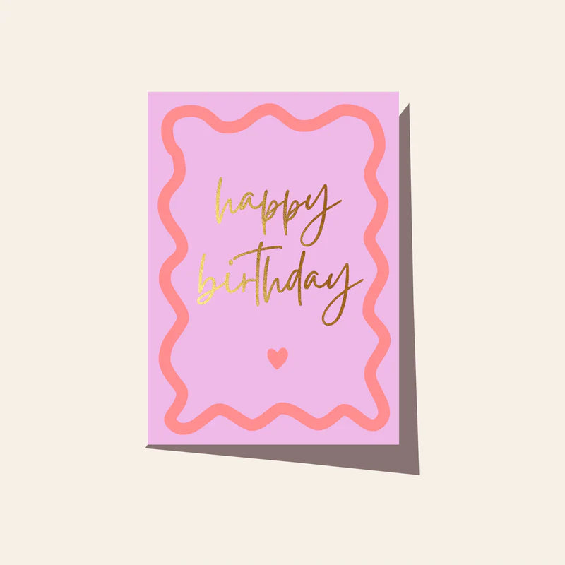 Elm Paper | Wavy Birthday Lilac