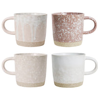 Robert Gordon | 4PK Mixed Mugs Strata Pink