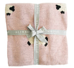 Alimrose | Baa Baa Blanket - Dusty Pink