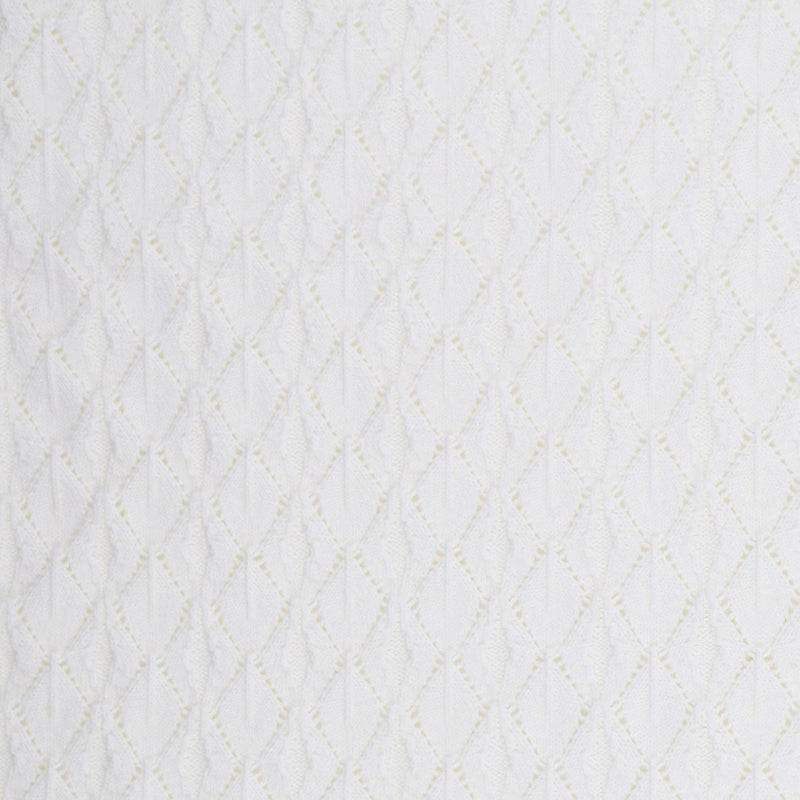 Bebe| Ivory Knitted Pointelle Blanket