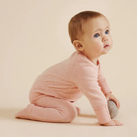 Wilson + Frenchy - Cantaloupe Organic Terry Zipsuit