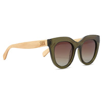 Soek | Milla Khaki Polarised Sunglasses