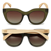 Soek | Milla Khaki Polarised Sunglasses