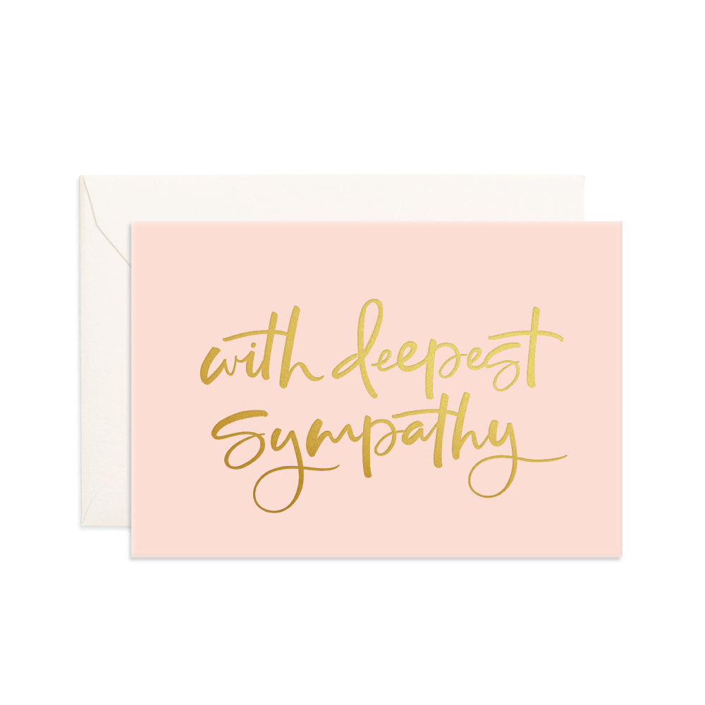 Fox & Fallow | MINI With Deepest Sympathy Card