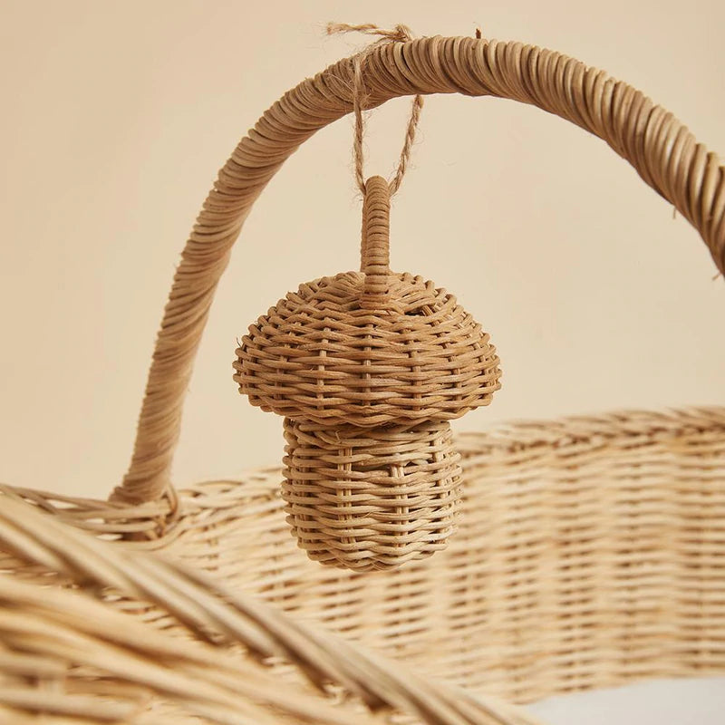 Olli Ella || Rattan Mushroom Rattle