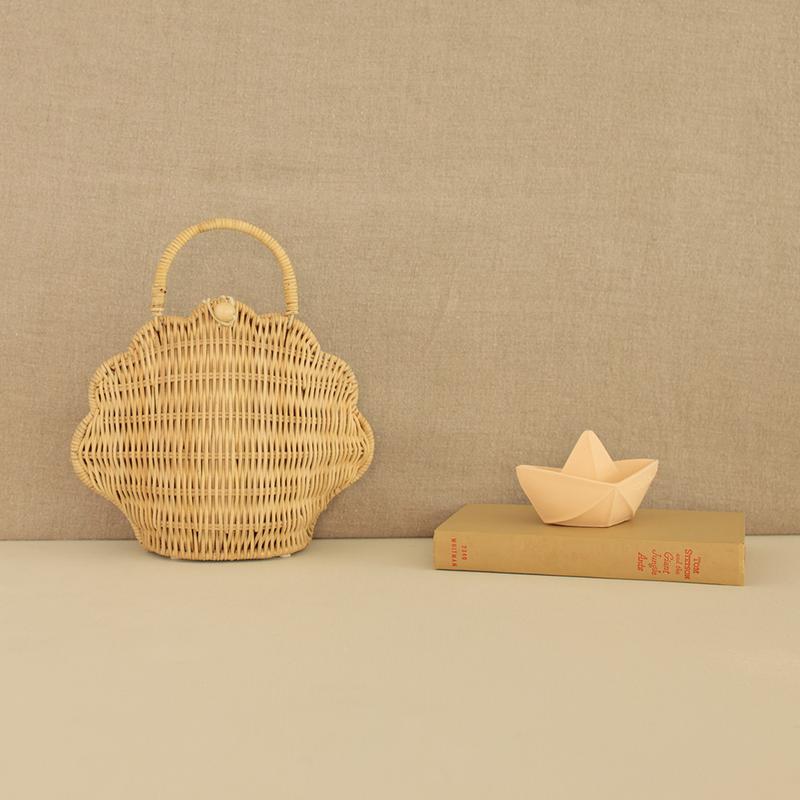 Olli Ella || Rattan Shell Purse