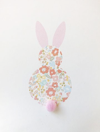Elly Oak | Floral Bunny Pink