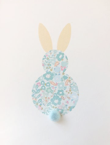 Elly Oak | Floral Bunny Blue